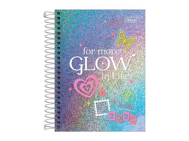 AGENDA TILIBRA GLOW 1 DIA X HOJA 12X16 C/ESPIRAL