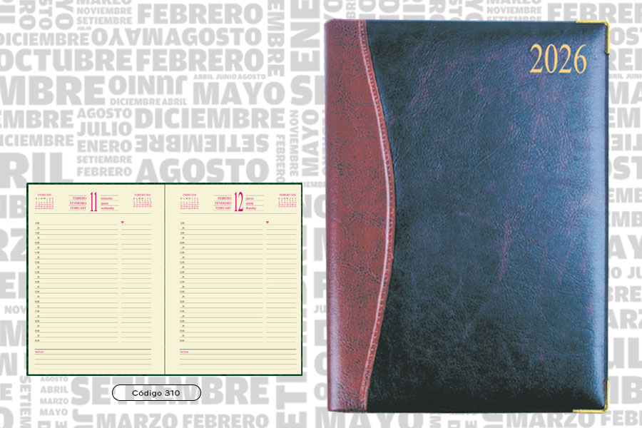 AGENDA ABZ PRESIDENTE DIARIA Nº 310 16 X 22 CM.