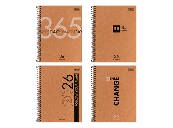 AGENDA TILIBRA KRAFTWORK SEMANAL 17X24 C/ESPIRAL