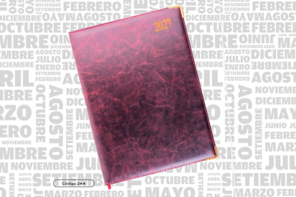 AGENDA ABZ SCALA SEMANAL C/ESQUINEROS Nº 244 19 X 26 CM.
