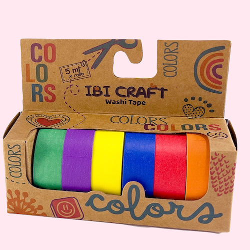 WASHI TAPE IBI CRAFT X 6 15MM X 5 MTS.