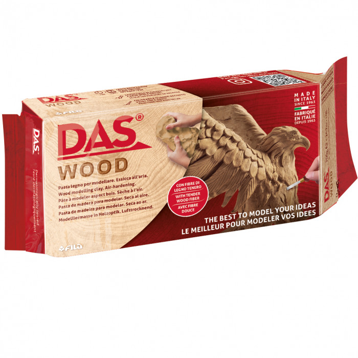 PASTA DE MODELAR SIN HORNO DAS WOOD 350 GR.