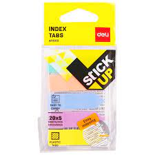 BANDERITAS PLASTICAS DELI 100 HOJAS PASTEL