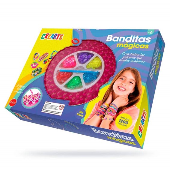 BANDITAS MAGICAS SET CREARTE 1200 PIEZAS