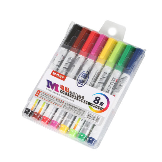 MARCADOR PARA PIZARRA M&amp;G X 8 COLORES