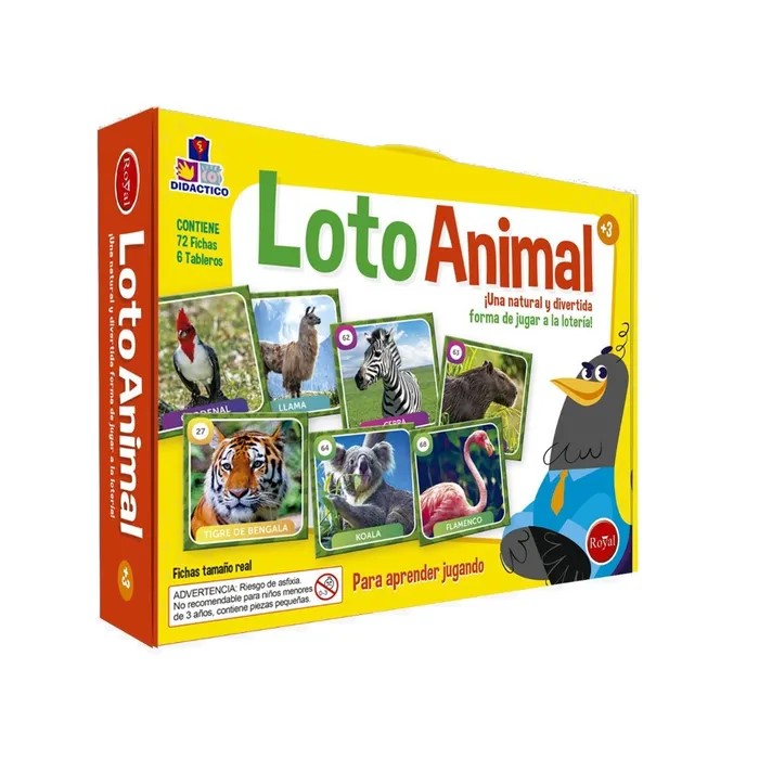 LOTO ANIMAL EN VALIJA ROYAL