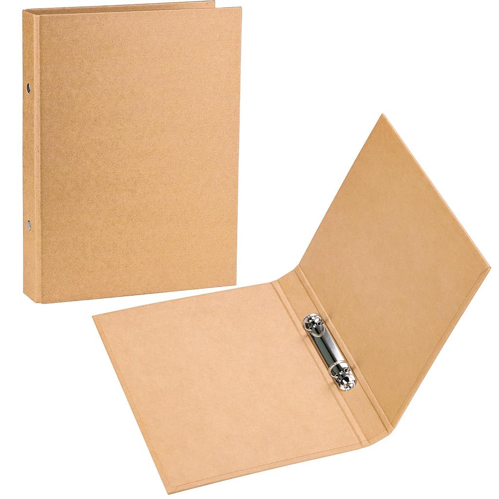 CARPETA 2 AROS A4 KRAFT