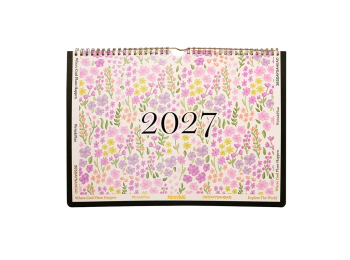 CALENDARIO MOOVING BOHO MENSUAL 25 X 35 CM.