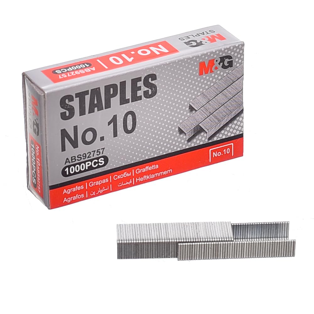 BROCHES PARA ENGRAMPADORA M&amp;G Nº10 X1000