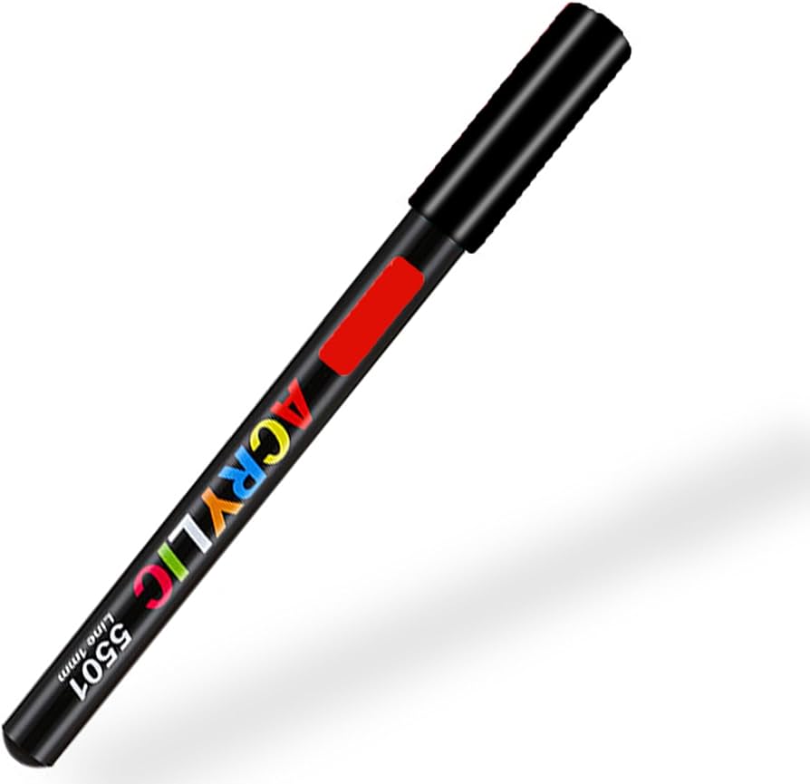 MARCADOR DE PINTURA ACRILICA M&amp;G 5501 1MM. X UNIDAD 6 COLORES DISPONIBLES