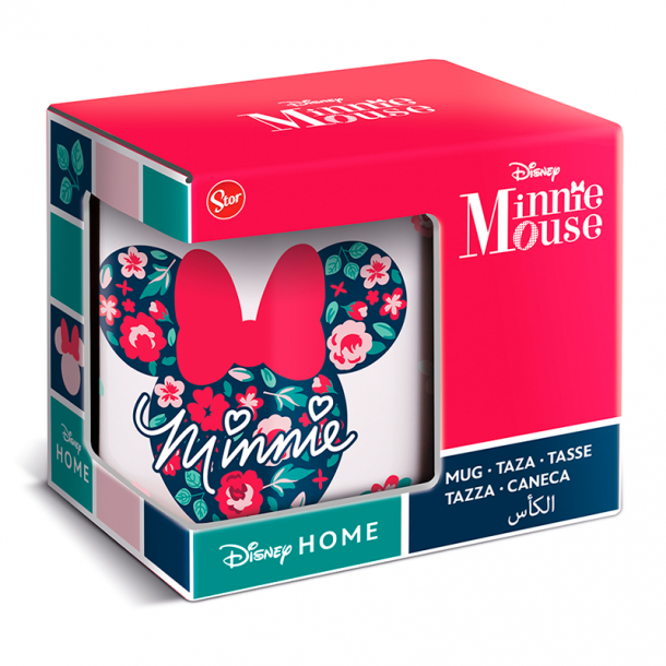 TAZA DE CERAMICA MINNIE MOUSE 325ML.