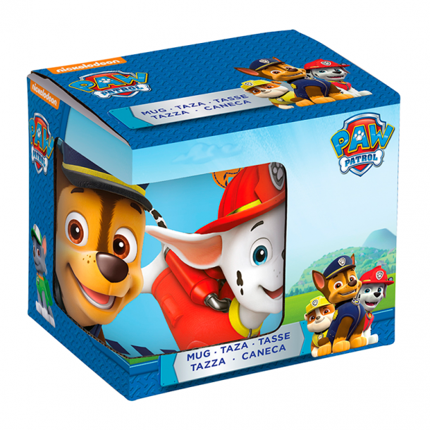 TAZA DE CERAMICA PAW PATROL 325ML.