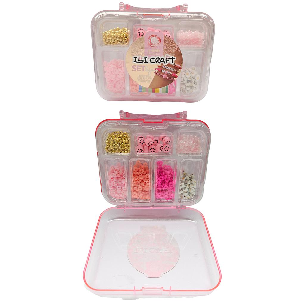 BIJOUTERIE IBI CRAFT 450 PIEZAS EN MALETIN