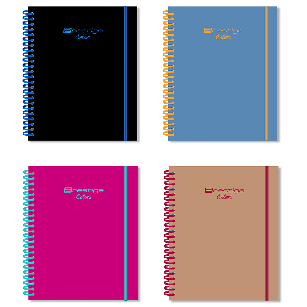 CUADERNO A5 PRESTIGE C/ESPIRAL T/DURA150 H.
