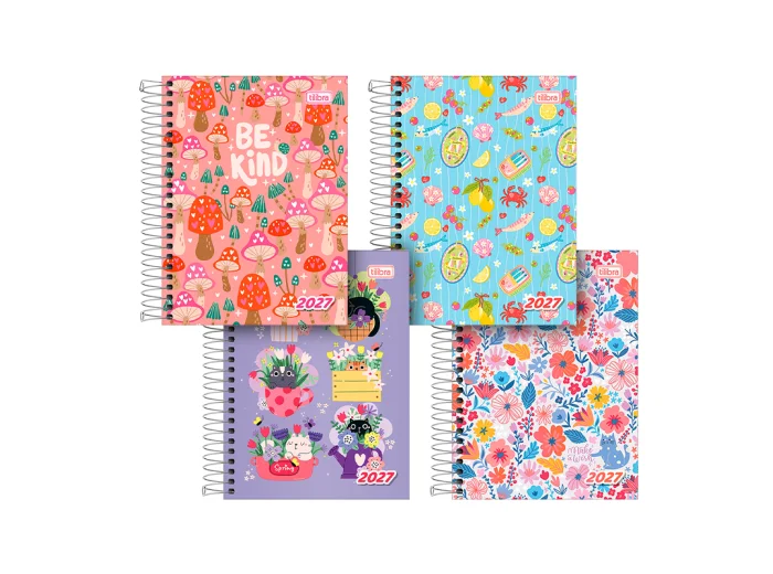 AGENDA TILIBRA D+ FASHION 1 DIA X HOJA 12X16 C/ESPIRAL