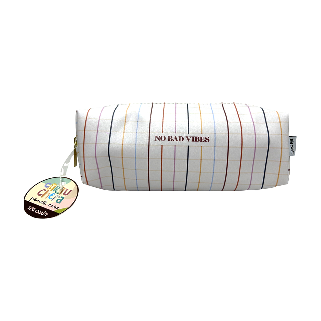 CARTUCHERA IBI CRAFT NO BAD VIBES 20x7x6