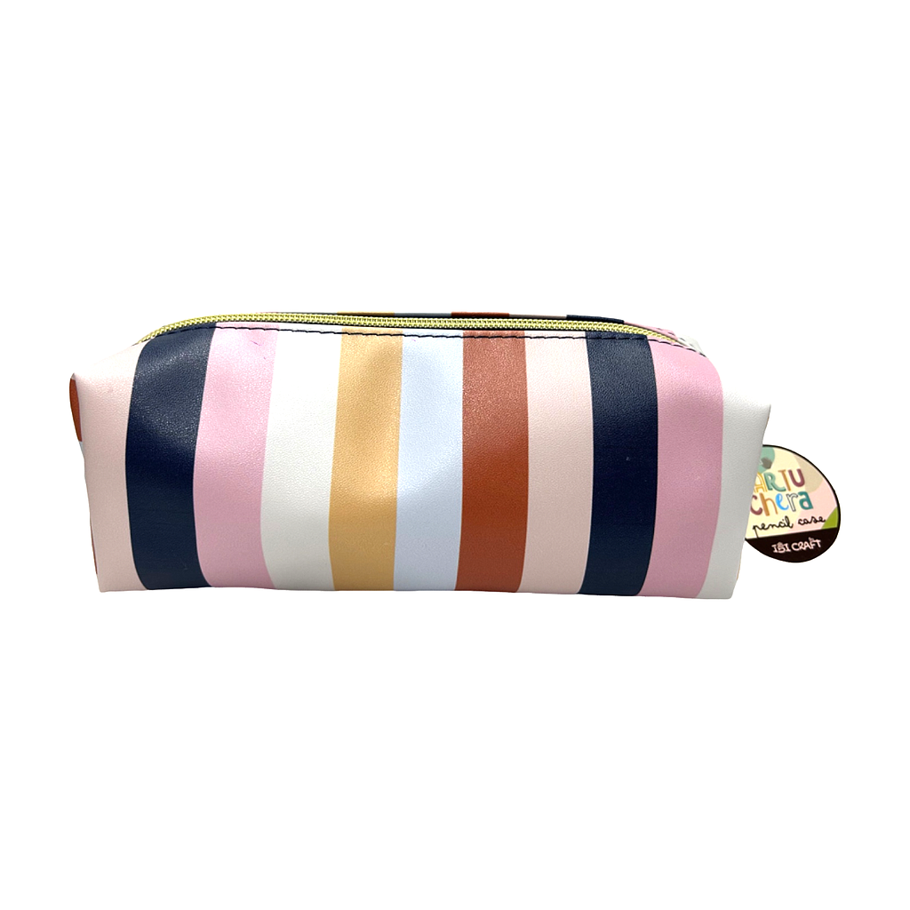 CARTUCHERA IBI CRAFT THICK STRIPES 20x7x6