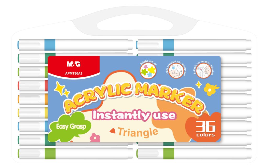 MARCADOR ACRILICO M&amp;G X 36 COLORES