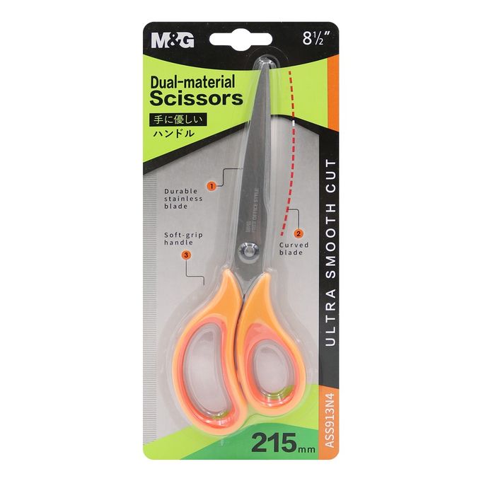 TIJERA M&amp;G SOFT GRIP 21 CM.