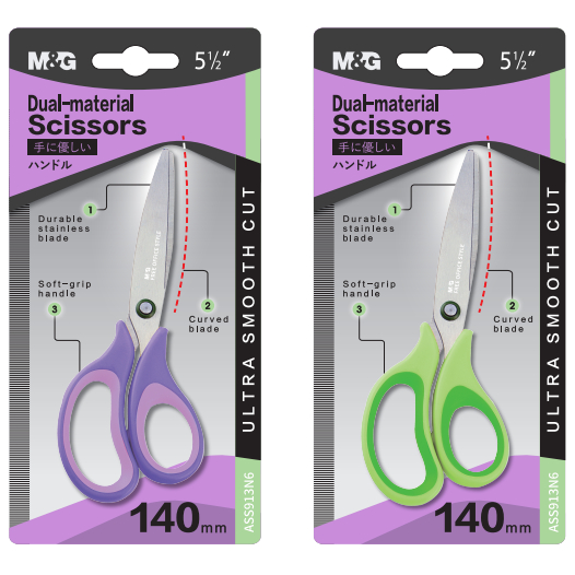 TIJERA M&amp;G SOFT GRIP 14 CM.