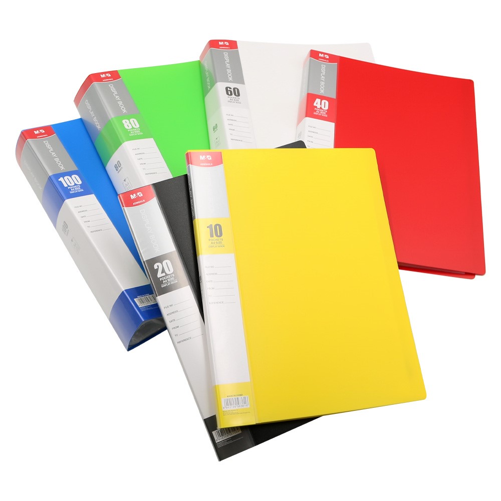 CARPETA M&amp;G A4 CON 60 FUNDAS