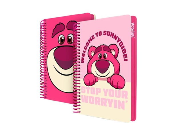 CUADERNO MOOVING LOTSO TAPA DURA 21 X 28 CM. 96 HOJAS