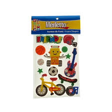 STICKER FOMI MERLETTO 3D DEPORTE