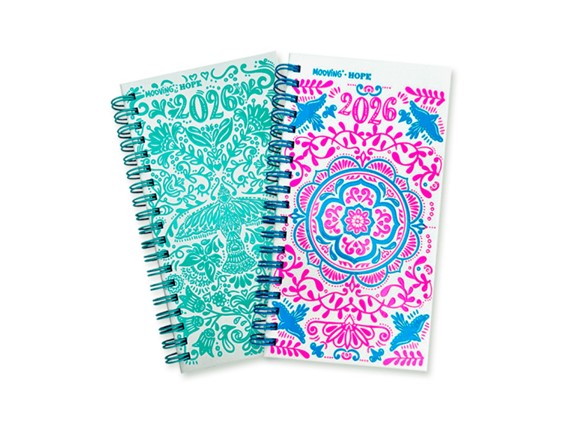AGENDA MOOVING HOPE SEMANAL C/ESPIRAL 9 X 17 CM.