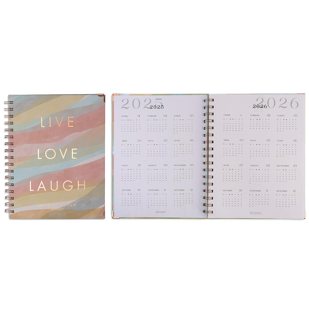 CUADERNO IBI CRAFT PLANNER 80 HOJAS 18 X 23CM.