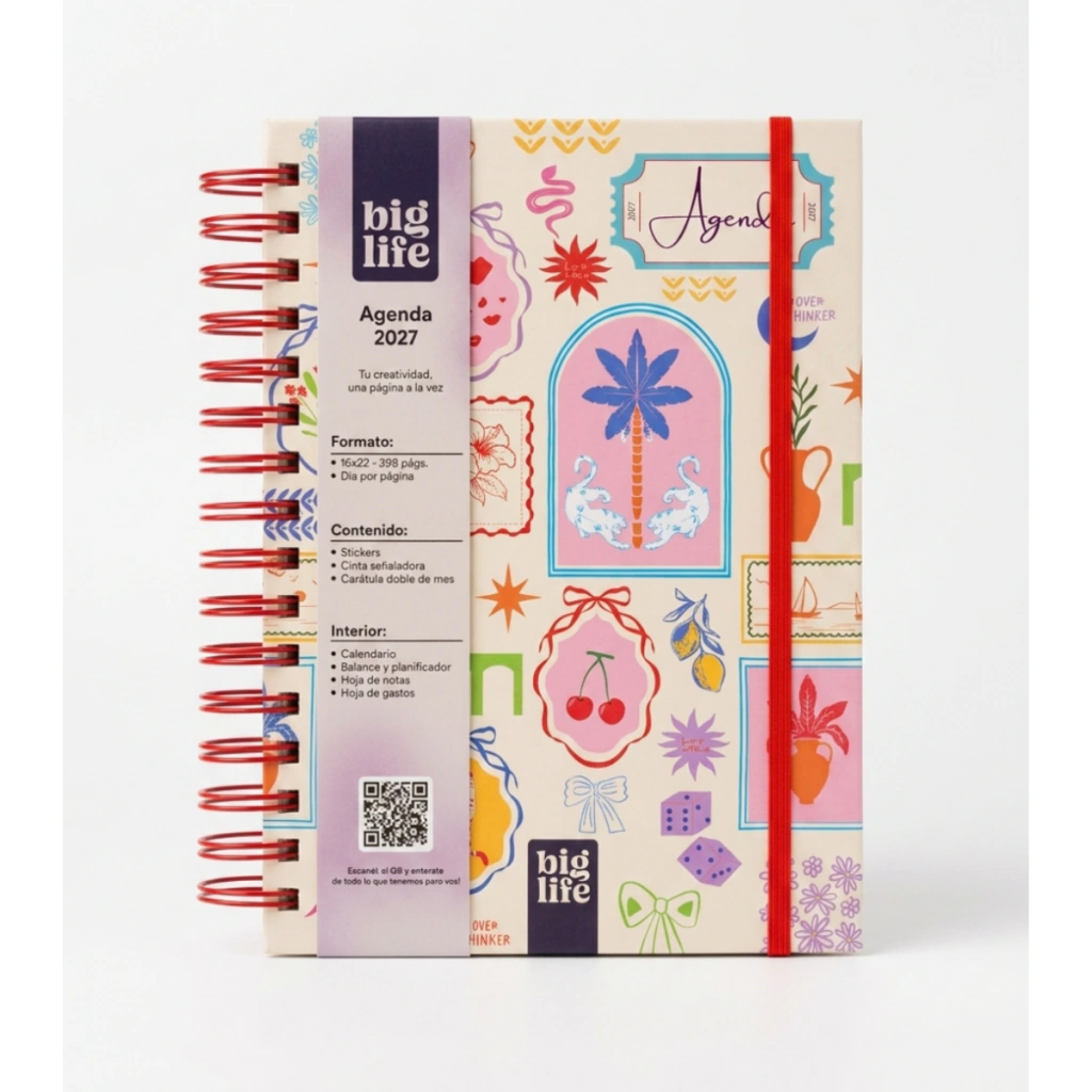 AGENDA BIG LIFE IPANEMA DIARIA 16x22CM.