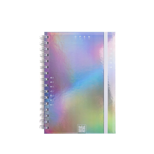 AGENDA BIG LIFE HOLOGRAFICA DIARIA 10x15CM.
