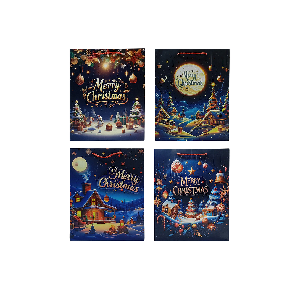 BOLSA PARA REGALO NAVIDAD 26x32x10