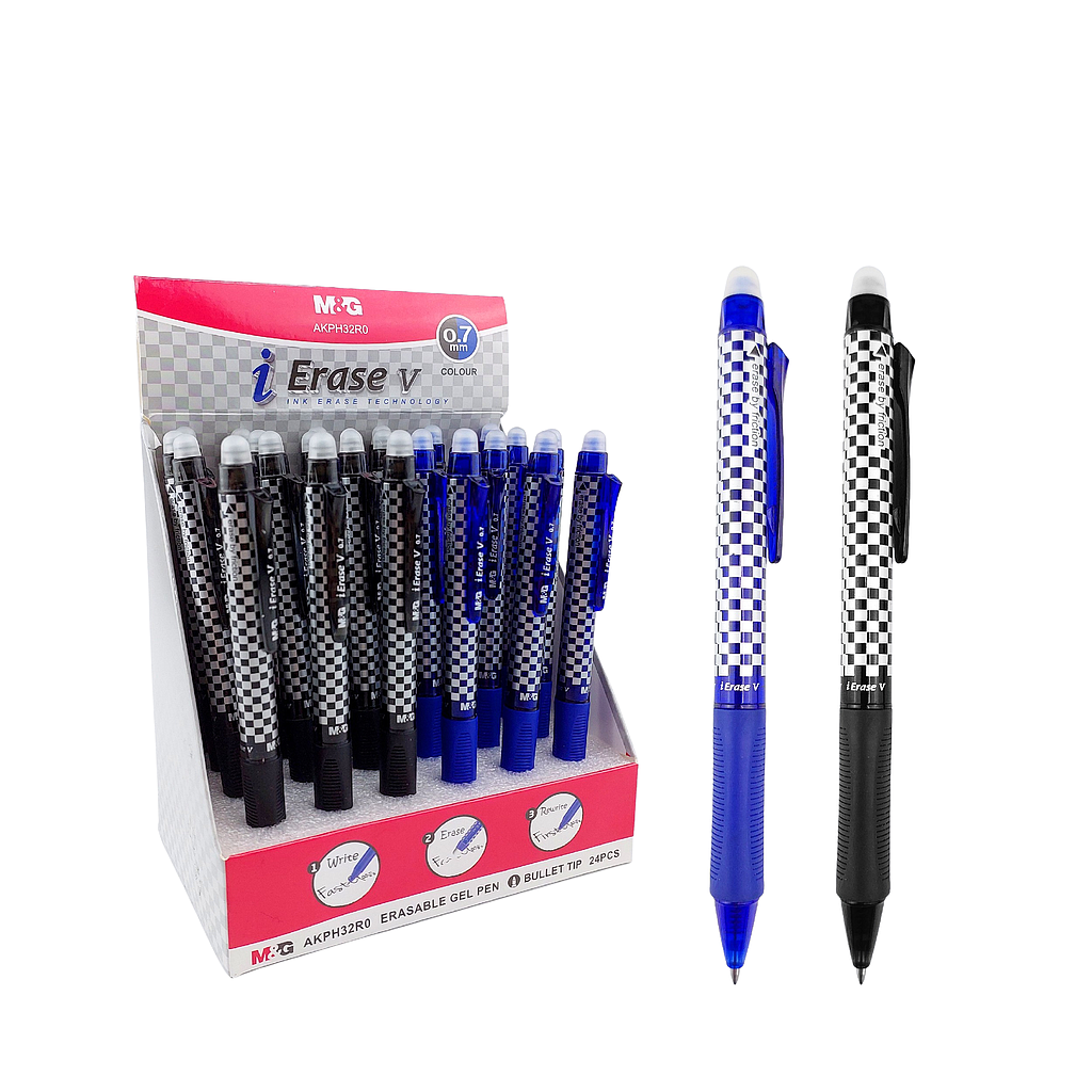 BOLIGRAFO M&amp;G BORRABLE 0.7 CON GRIPP