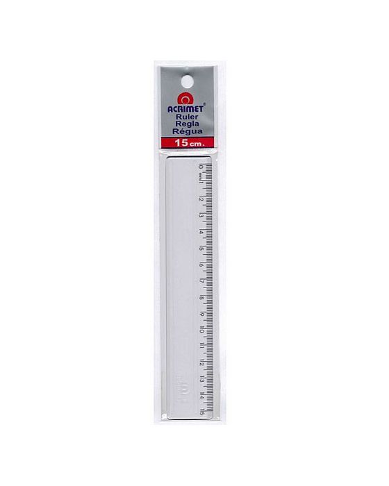 REGLA ACRIMET 15 CM.