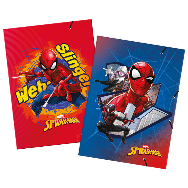 CARPETA CON ELASTICO 1/8 W. SPIDERMAN