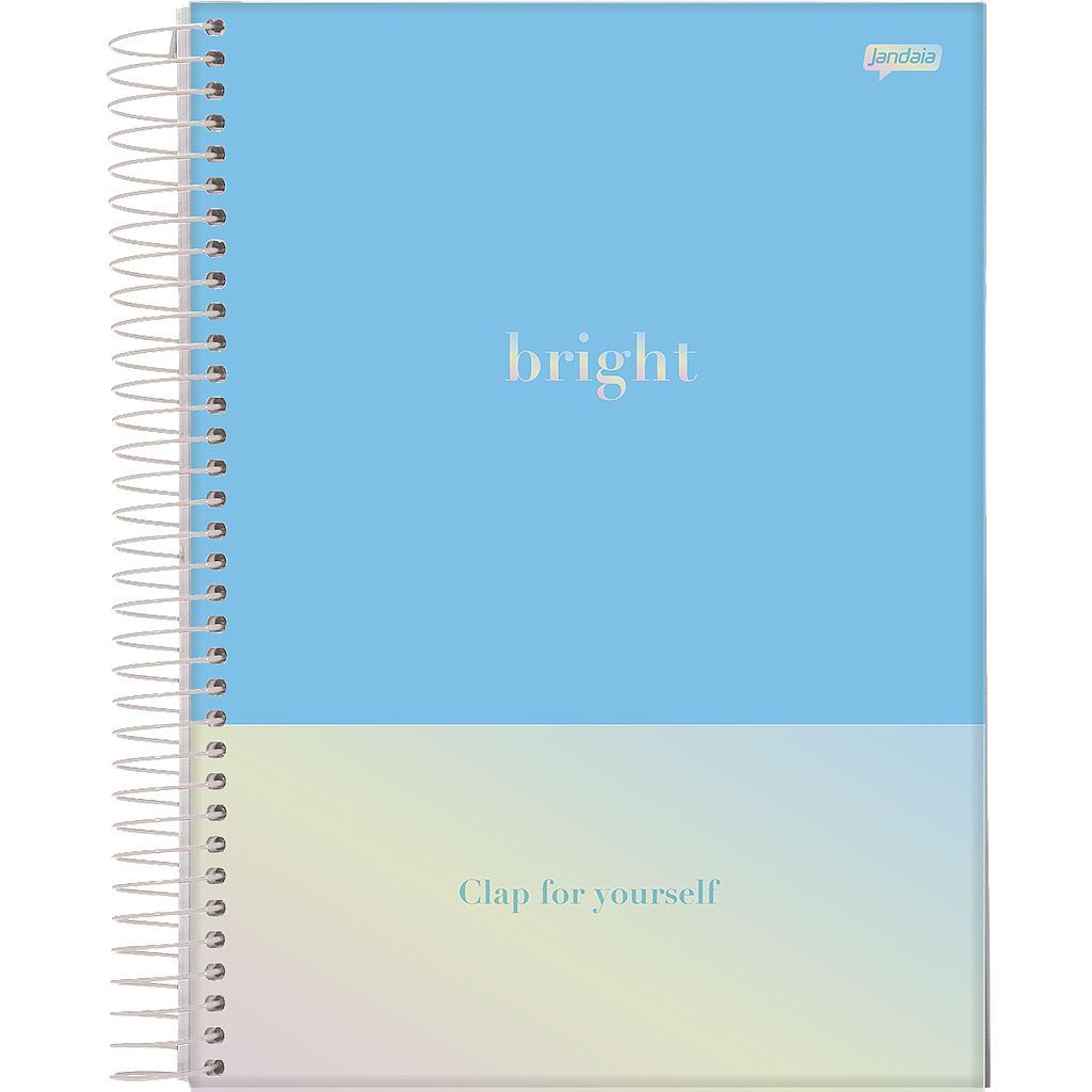 CUADERNO JANDAIA BRIGHT TAPA DURA 14 X 20CM. 80 HOJAS
