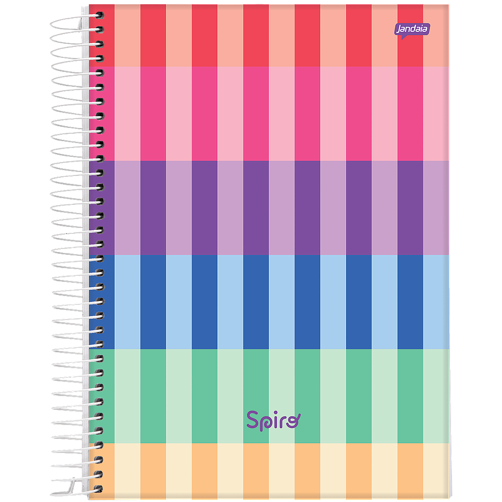 CUADERNO JANDAIA SPIRO TAPA DURA 14 X 20CM. 80 HOJAS