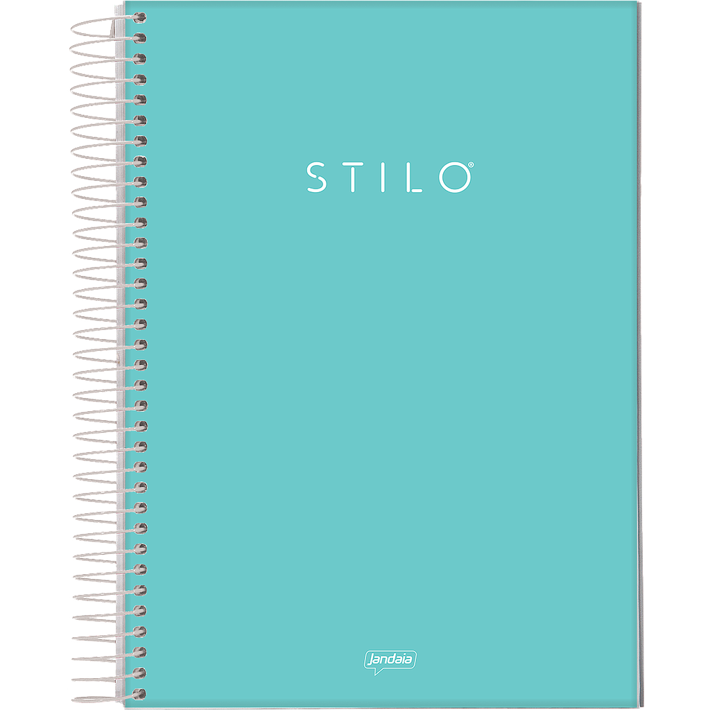 CUADERNO JANDAIA STILO TAPA DURA 14 X 20CM. 80 HOJAS