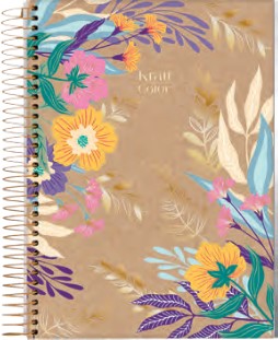 CUADERNOLA JANDAIA KRAFT COLOR TAPA DURA 20 X 27CM. 80 HOJAS