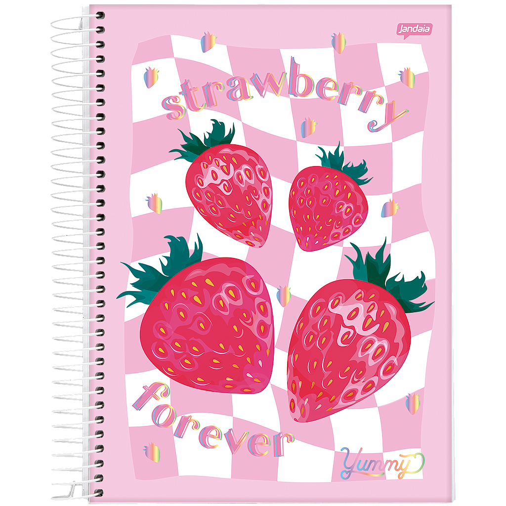 CUADERNOLA JANDAIA YUMMY TAPA DURA 20 X 27CM. 160 HOJAS