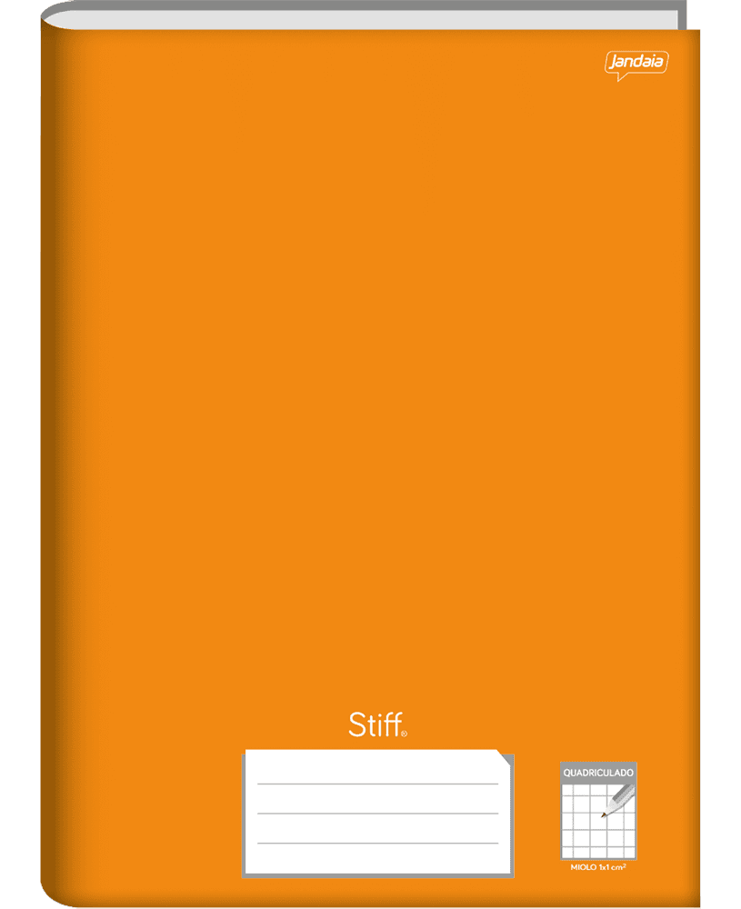 CUADERNO JANDAIA STIFF CENTIMETRADO TAPA DURA 14 X 20CM. 96 HOJAS