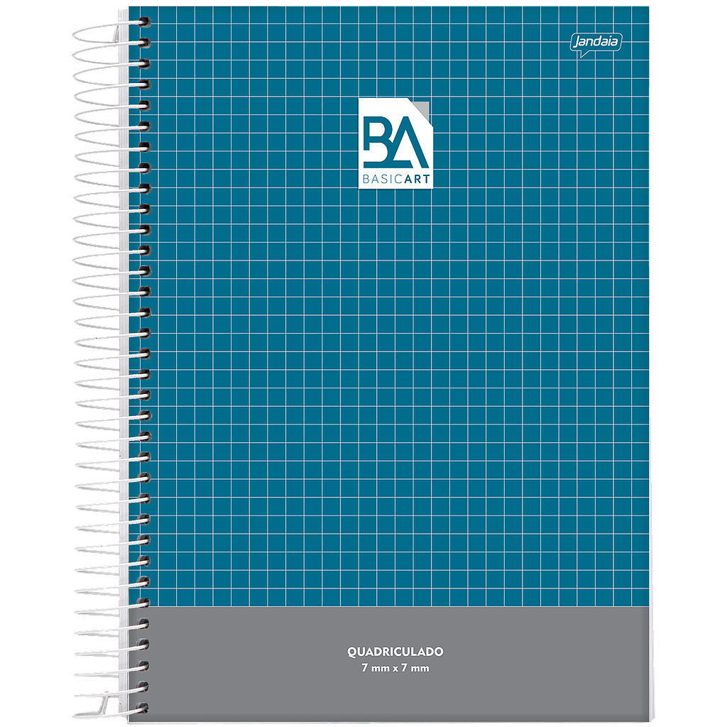 CUADERNOLA JANDAIA BASIC ART CUADRICULADA TAPA DURA 20 X 27CM. 96 HOJAS