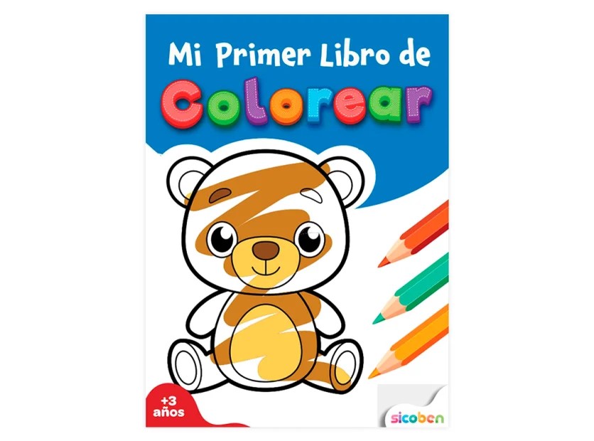 LIBRO DE COLOREAR SICOBEN OSO