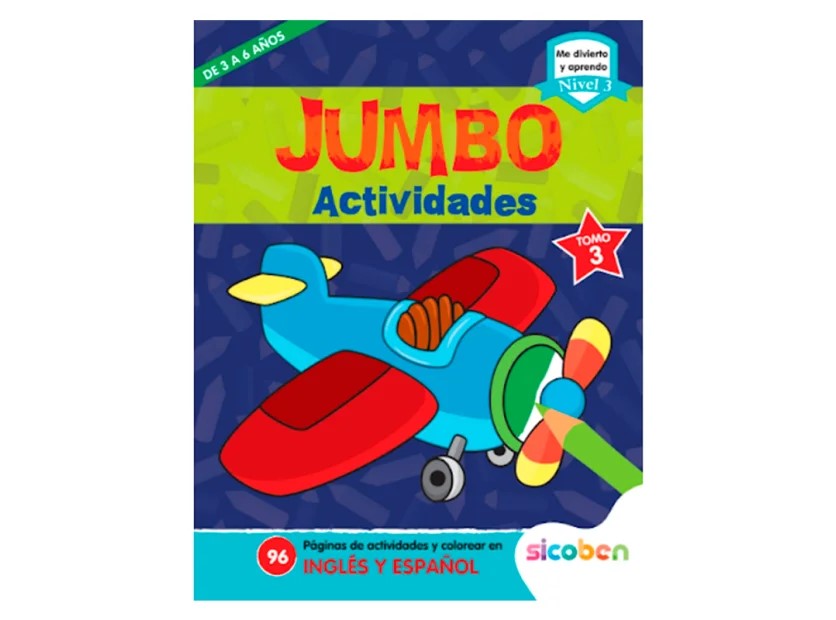 LIBRO DE ACTIVIDADES SICOBEN JUMBO COLOR 3