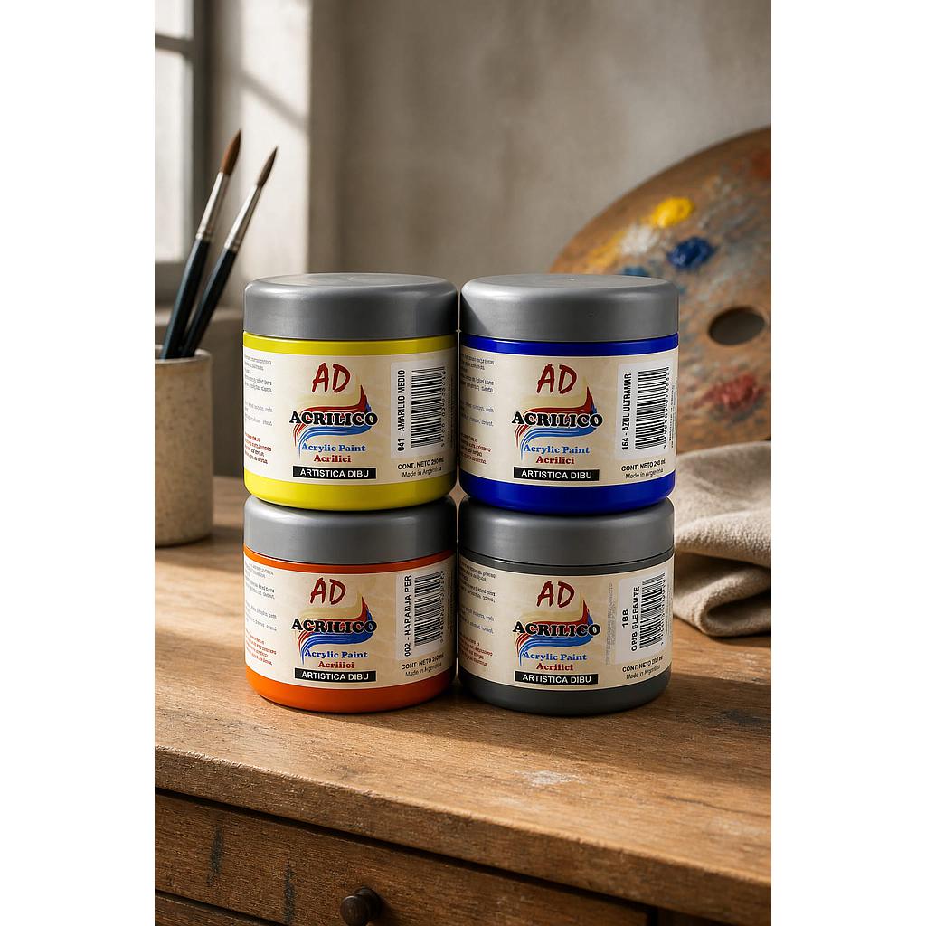 PINTURA ACRILICA AD 200ML.