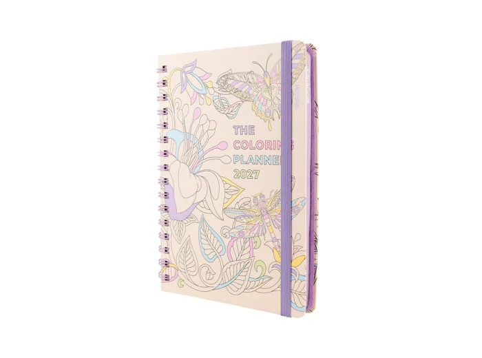 AGENDA MOOVING THE COLORING SEMANAL C/ESPIRAL 15 X 21 CM.