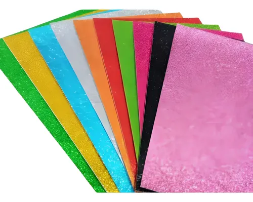 CARTULINA CON BRILLANTINA IBI CRAFT 35 X 50CM