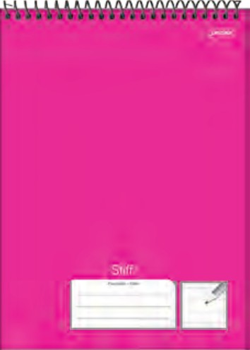 CUADERNO JANDAIA STIFF SLIM TAPA DURA 20 X 27CM. 80 HOJAS