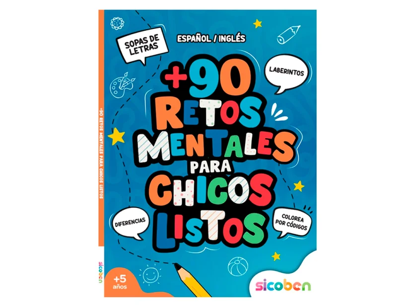 LIBRO DE ACTIVIDADES SICOBEN 90 RETOS MENTALES 1