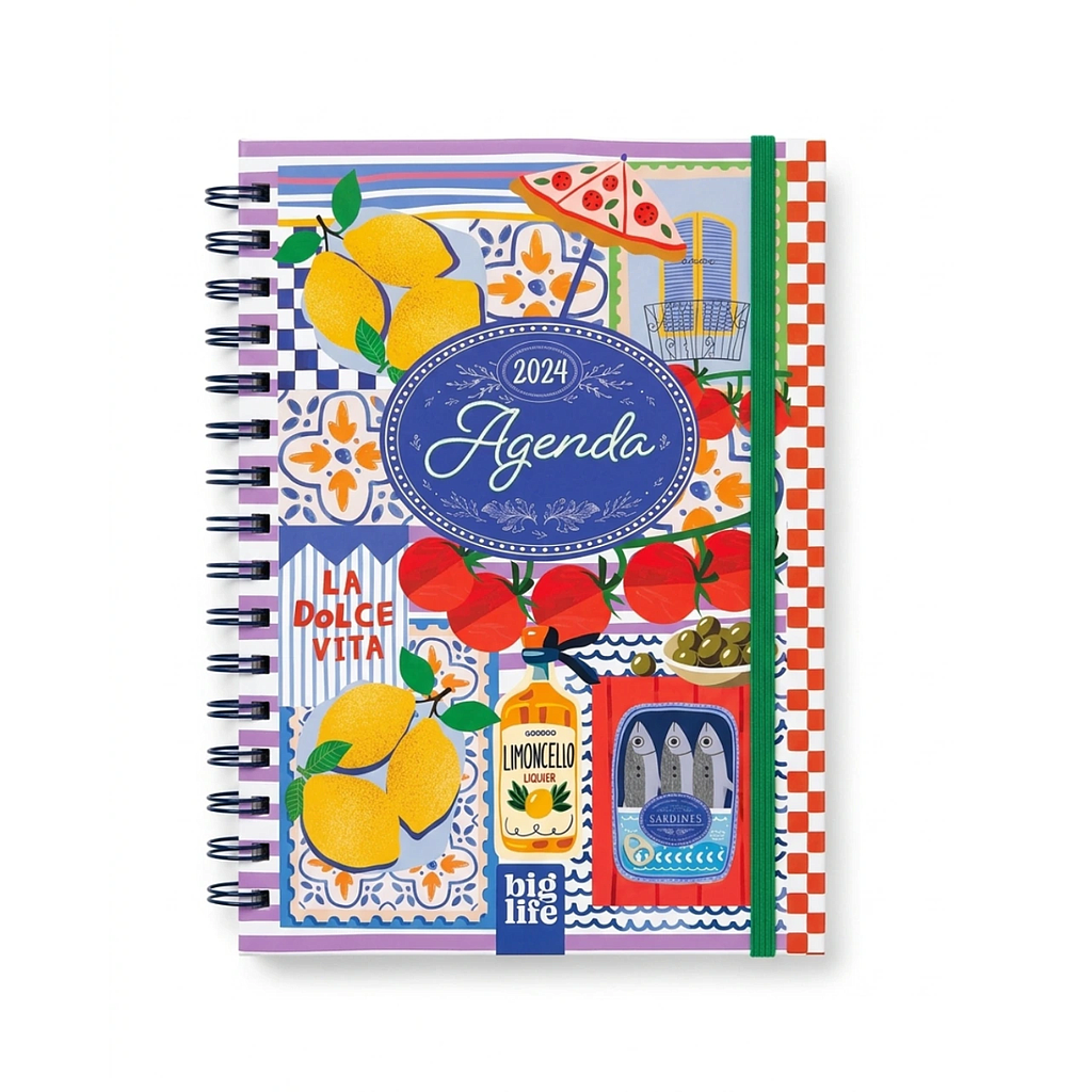AGENDA BIG LIFE DOLCE VITA DIARIA 16x22CM.